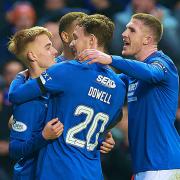 Ross McCausland opened the scoring for Rangers at Ibrox