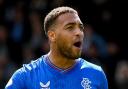 Cyriel Dessers celebrates his 20th goal for Rangers this season