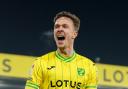 Kieran Dowell celebrates scoring for Norwich