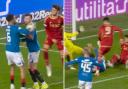Kris Boyd and Chris Sutton clashed over the handball claim