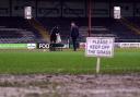 John Nelms revealed two small areas of the pitch were deemed unplayable