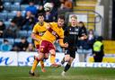 Andy Halliday in action at Dens