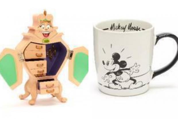 Rangers Review: Beauty and the Beast jewllery box and Mickey mug. Credit: Disney