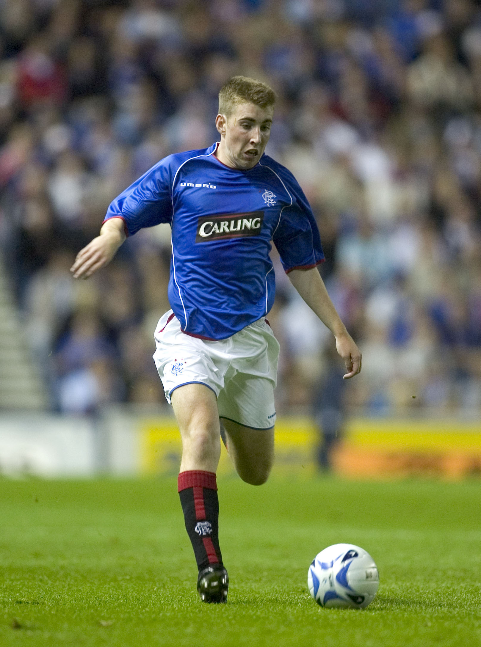 Rangers Review: Lowing in action during his Rangers debut against Clyde 