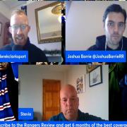Derek Clark, Joshua Barrie and Stevie Clifford react to the news that Giovanni van Bronckhorst has been sacked as Rangers boss