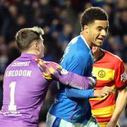 Moment Partick Thistle are given goal after controversial Rangers finish causes chaos