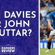 Davies started against St Johnstone