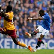 Rabbi Matondo was forced off against Motherwell