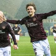 Alex Lowry scores the winner for Hearts at Kilmarnock