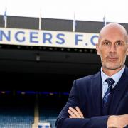 Clement during his unveiling day at Ibrox