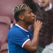 Alfredo Morelos with the same celebration after scoring for Rangers