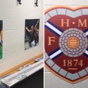 Clips from the video on Hearts social media accounts