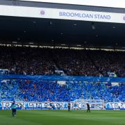 Rangers supporters at Ibrox