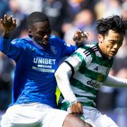Mohamed Diomande in action against Celtic