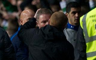 Ally McCoist and Neil Lennon clashed in a full-time tiff after Celtic vs Rangers in 2011